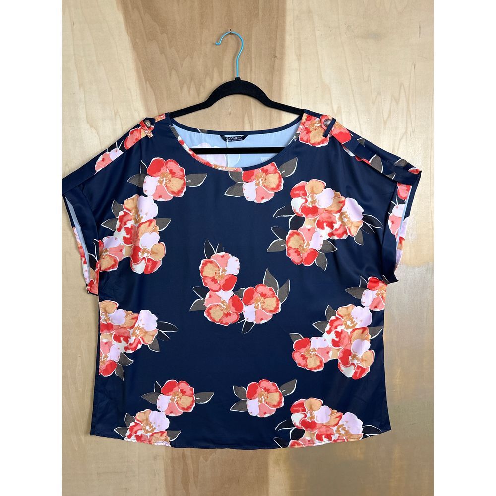 BloomChic Big Size Women's Top 18-20‎ Flower Print
